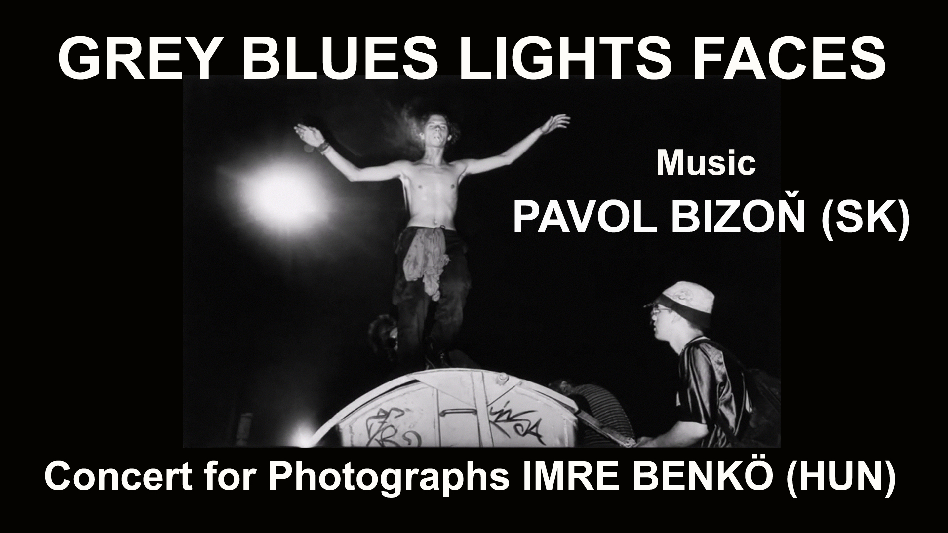 Grey Blues Lights Faces