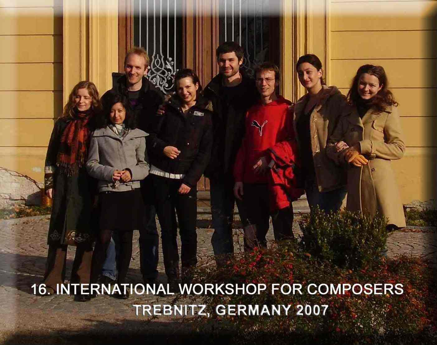 16.medzinárodný workshop pre skladateľov, Trebnitz - Nemecko